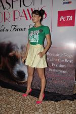 Jacqueline Fernandes at PETA Promotion in LIFW on 25th March 2013 (20).JPG
